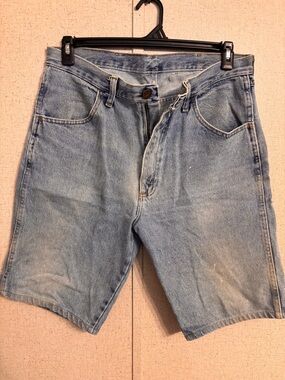 Light Blue Denim Men's Shorts 34x34 rustler